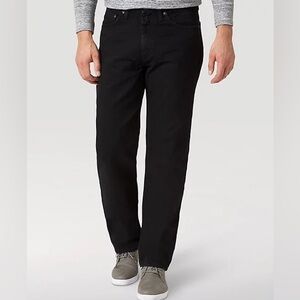 Wrangler Men's Straight Black Jeans